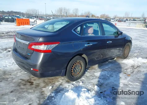 2014 Nissan Sentra S z USA, uszkodzony, nr VIN 3N1AB7AP5EY275804